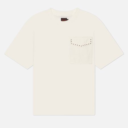 Мужская футболка Evisu Heritage Skull Pocket, цвет белый