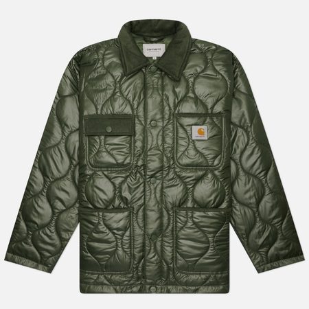 Мужская куртка лайнер Carhartt WIP Oscar Chore, цвет зелёный