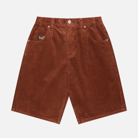 Мужские шорты HUF Cromer Corduroy, цвет коричневый