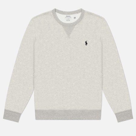 Мужская толстовка Polo Ralph Lauren Double-Knit Crew Neck, цвет серый