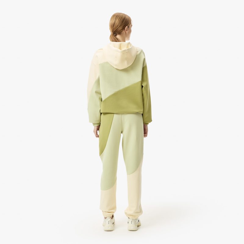 Женские хлопковые спортивные брюки Lacoste оверсайз 2