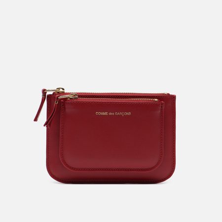 Кошелек Comme des Garcons Wallet SA8100OP Outside Pocket, цвет красный