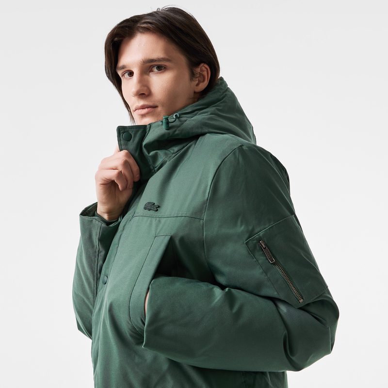 Мужская утеплённая парка Lacoste с капюшоном 3