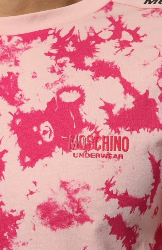 Хлопковая футболка Moschino 5