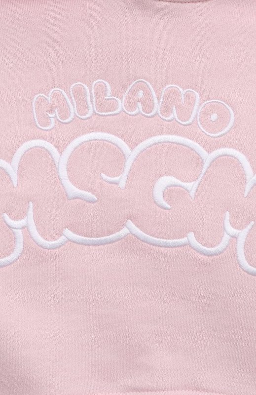 Укороченное худи из хлопка MSGM kids 3