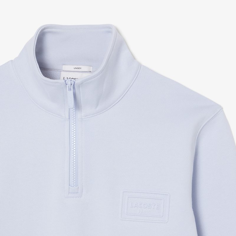 Хлопковая толстовка Lacoste унисекс с воротником-стойкой 5
