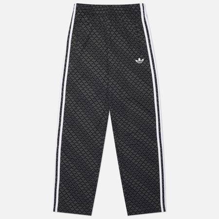 Мужские брюки adidas Originals Firebird Loose Monogram Track, цвет чёрный