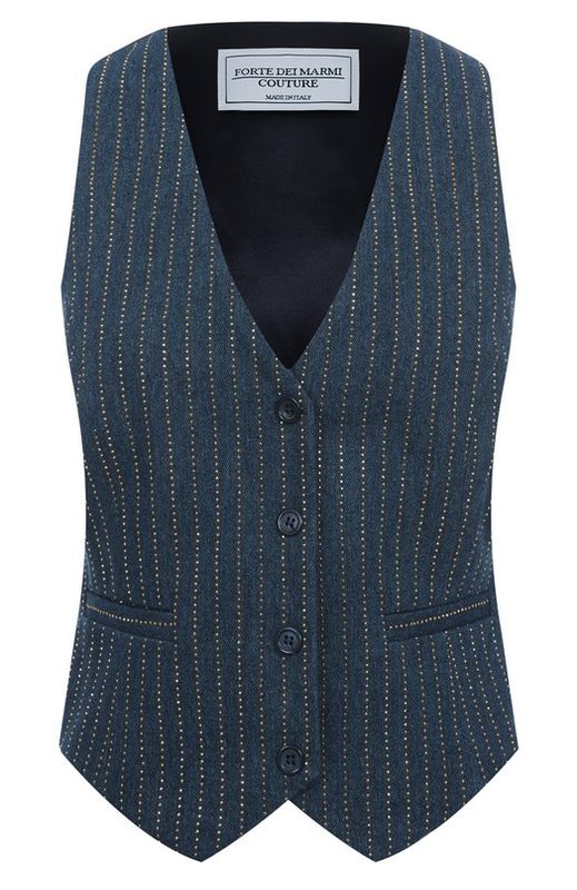 Джинсовый жилет Forte Dei Marmi Couture
