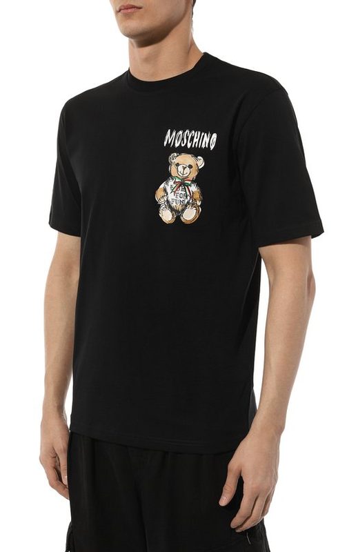 Хлопковая футболка Moschino 3