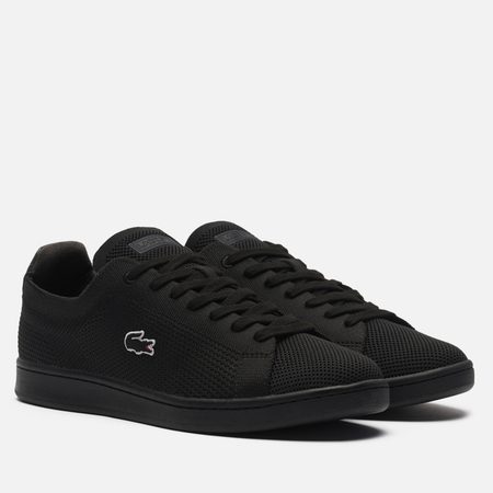 Мужские кроссовки Lacoste Carnaby Pique, цвет чёрный