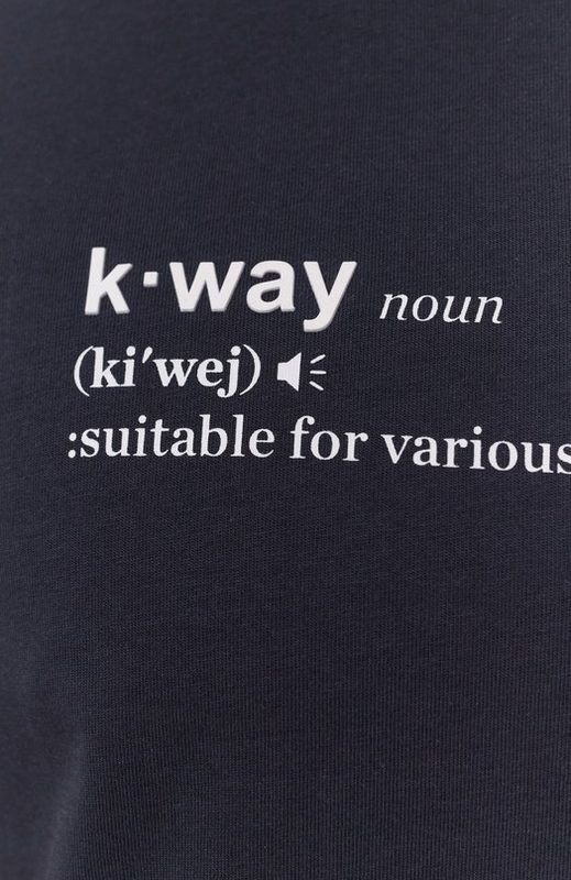Хлопковая футболка K-Way 5