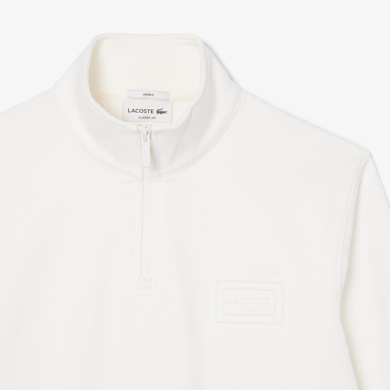 Хлопковая толстовка Lacoste унисекс с воротником-стойкой 5