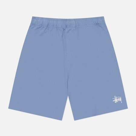 Мужские шорты Stussy Heavy Jersey, цвет голубой