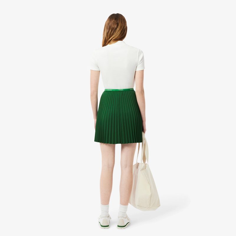Короткая плиссированная юбка Lacoste 2