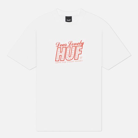 Мужская футболка HUF Lonely Hearts, цвет белый