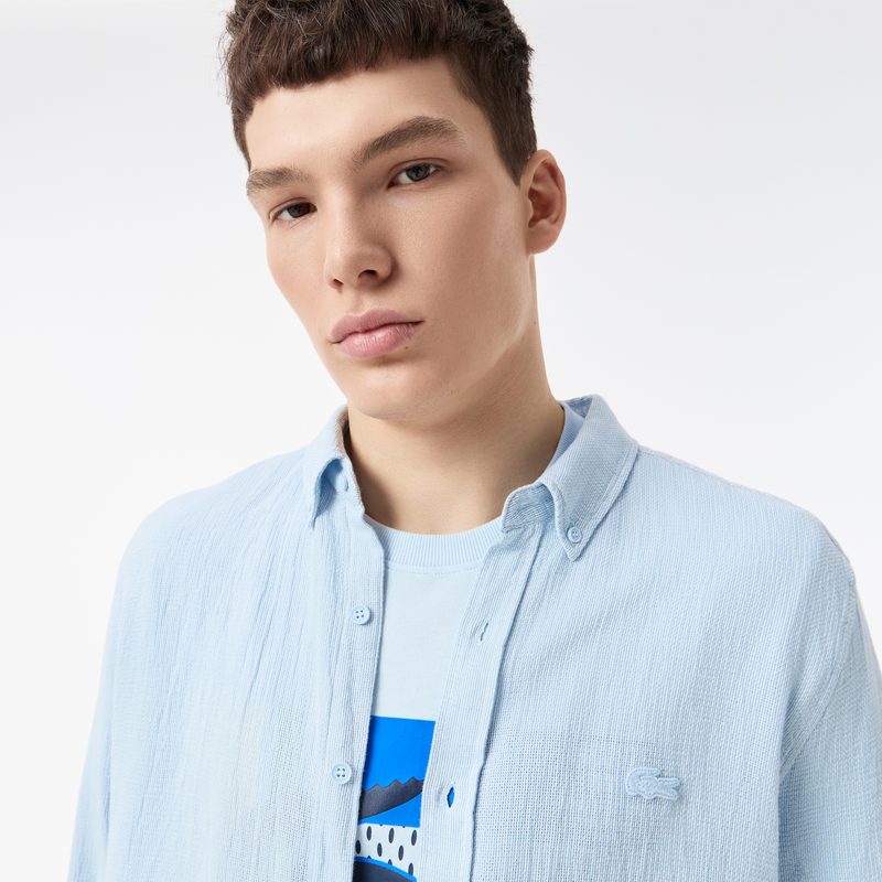 Мужская хлопковая рубашка Lacoste 3