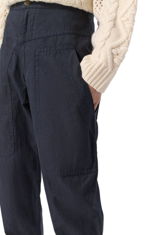 Брюки изо льна и хлопка Isabel Marant Etoile 5