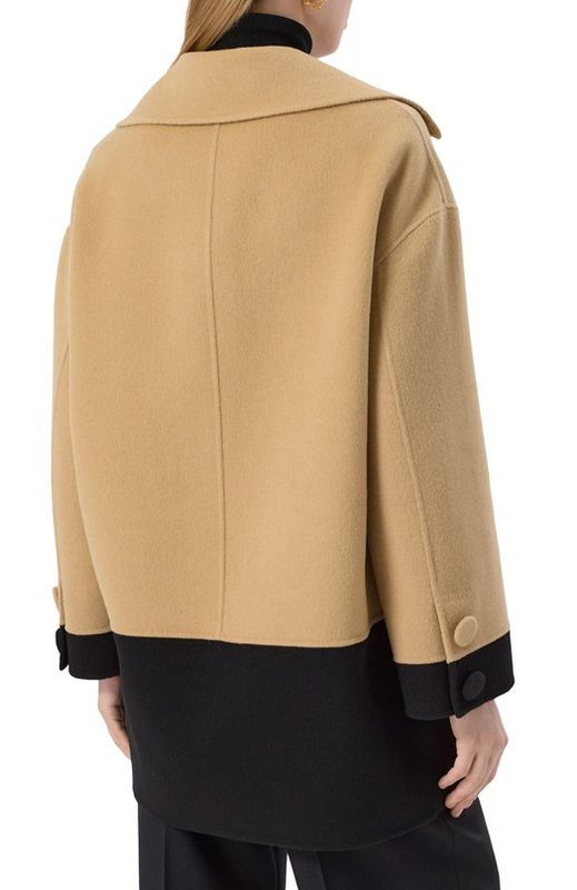 Шерстяное полупальто Max Mara Studio 4