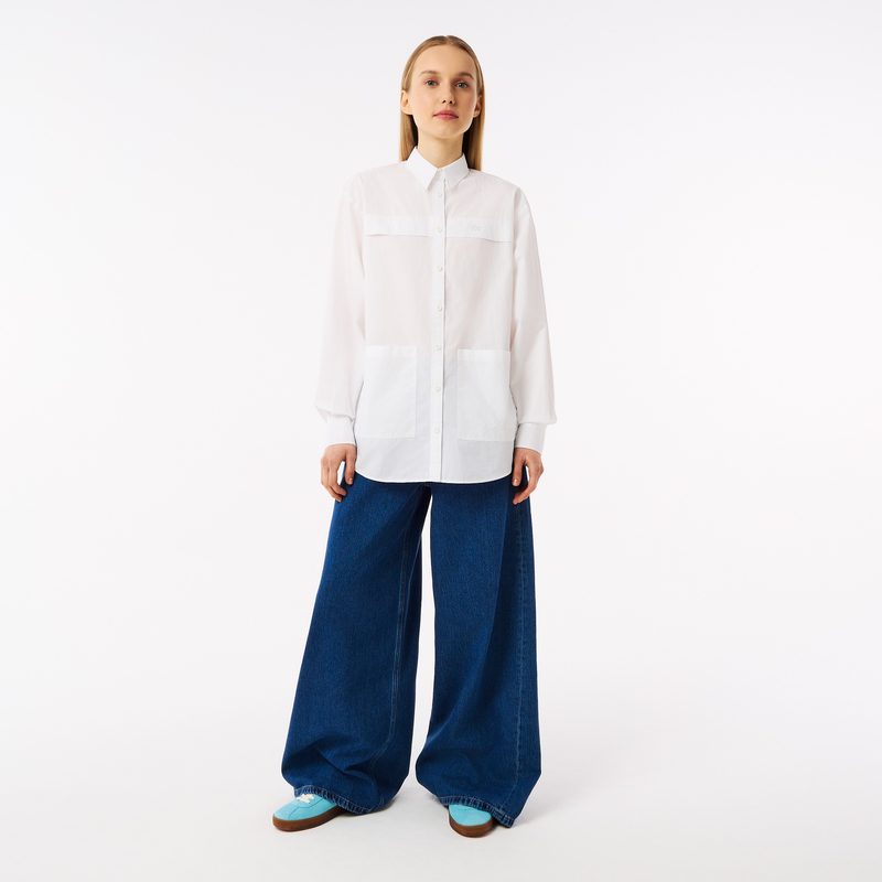 Женская блузка Lacoste свободного кроя 5