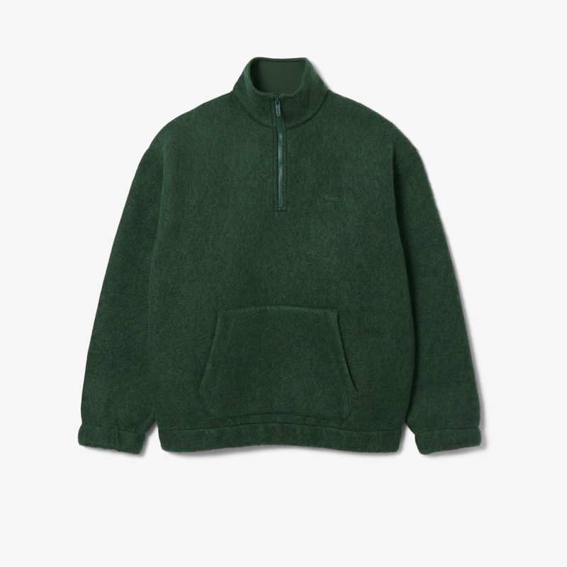 Мужской хлопковый свитшот Lacoste свободного кроя 4