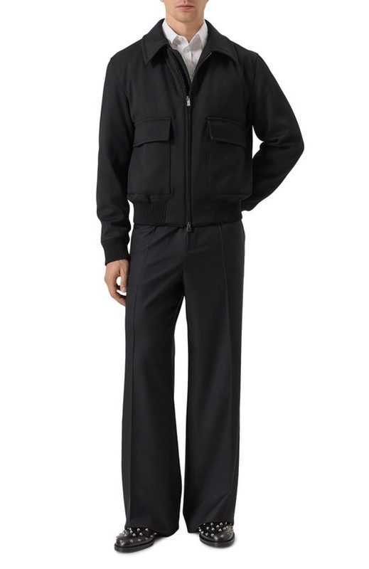 Шерстяные брюки Moschino 2