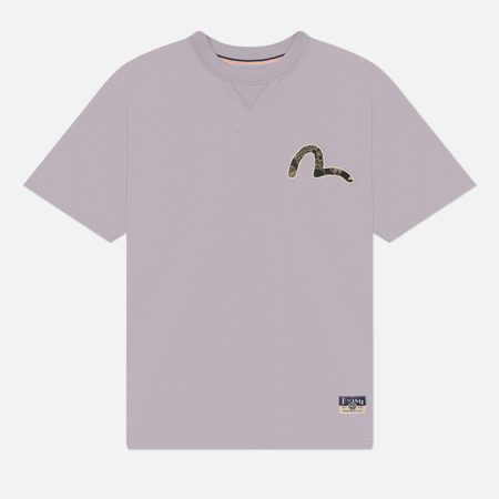 Мужская футболка Evisu Heritage Kanji Printed, цвет фиолетовый