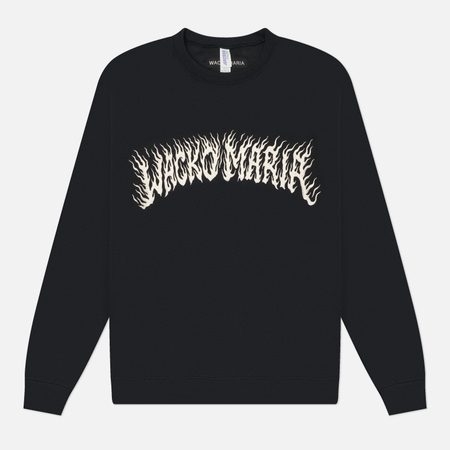 Мужская толстовка WACKO MARIA Tim Lehi Crew Neck Type 2, цвет чёрный
