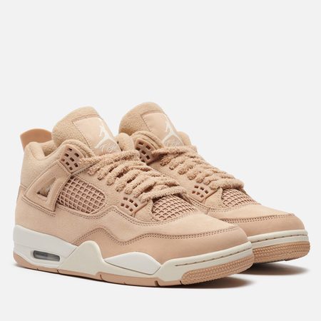 Кроссовки Jordan Wmns Air Jordan 4 Retro, цвет бежевый