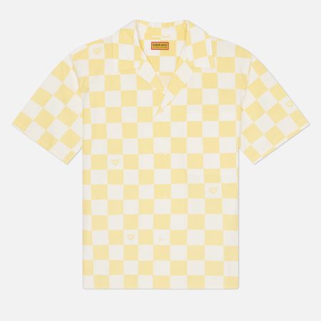 Мужская рубашка Human Made Plaid, цвет жёлтый