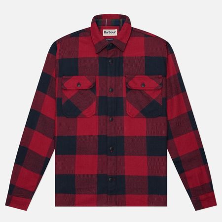 Мужская рубашка Barbour Bertow Relaxed Gingham, цвет красный