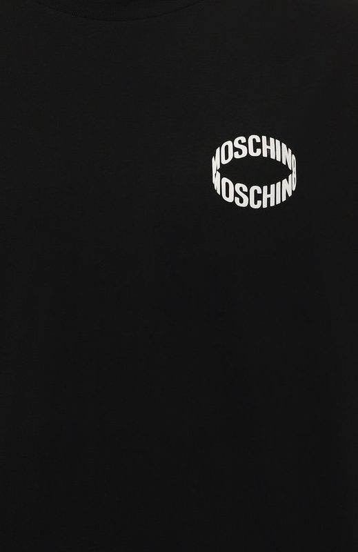 Хлопковая футболка Moschino 5