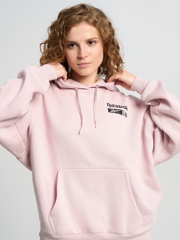 Худи женское Reebok Relaxed, Розовый