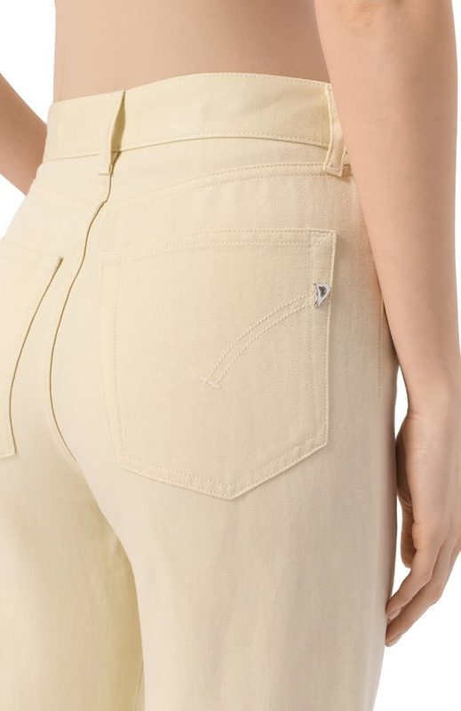 Брюки из вискозы и льна Dondup 5