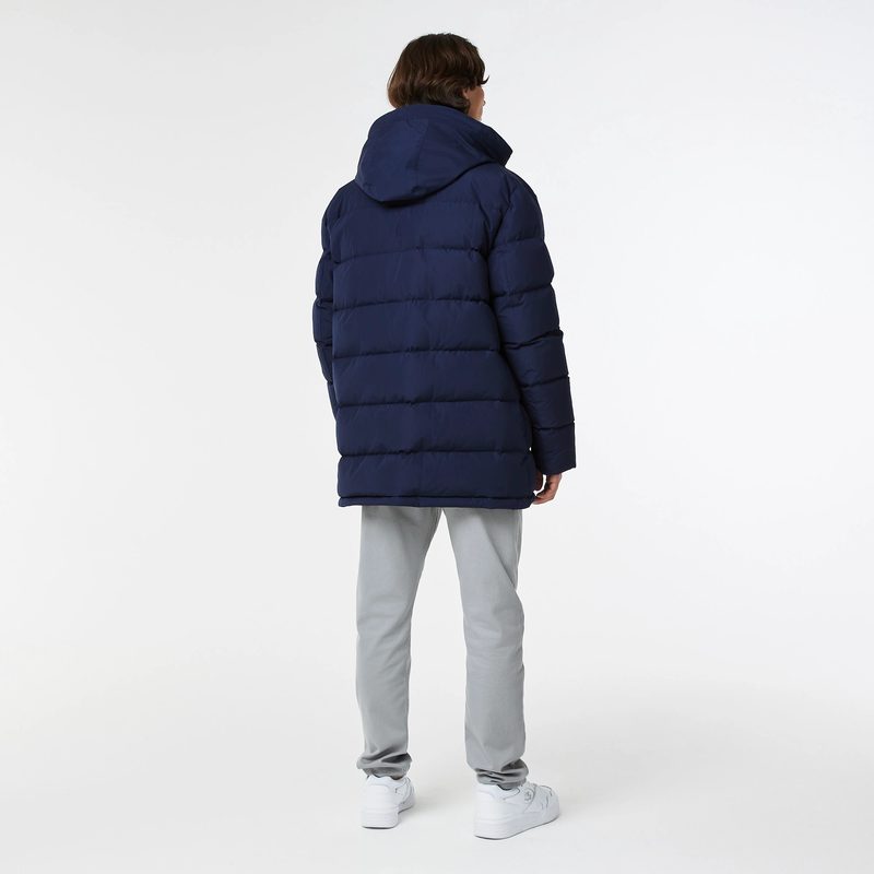 Мужская удлинённая куртка Lacoste с капюшоном 2