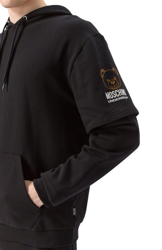 Хлопковое худи Moschino 5