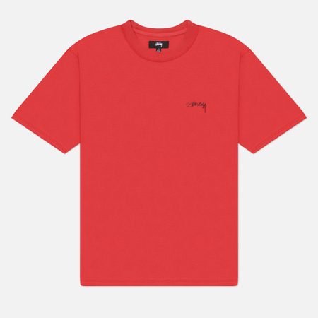 Мужская футболка Stussy Lazy, цвет красный