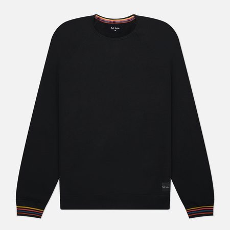 Мужской лонгслив Paul Smith Artist Stripe Soft Cotton, цвет чёрный