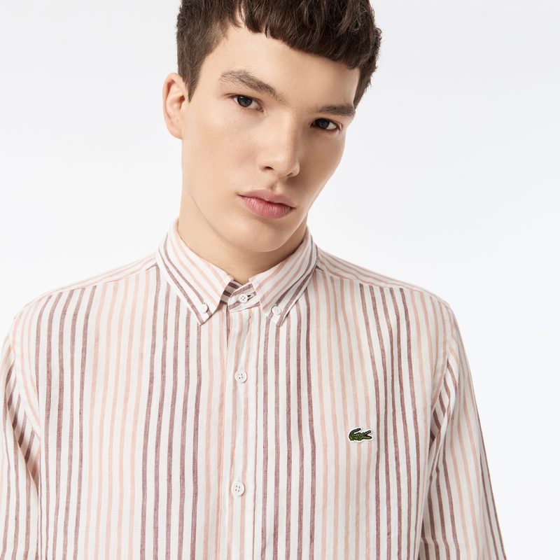 Мужская рубашка Lacoste из льна 3