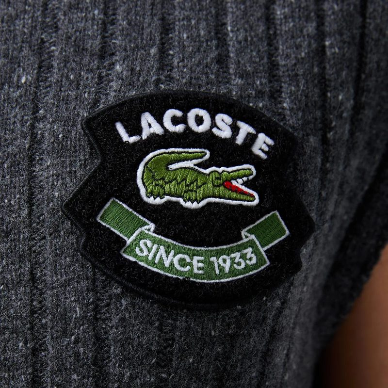 Женское обтягивающее шерстяное платье Lacoste 4