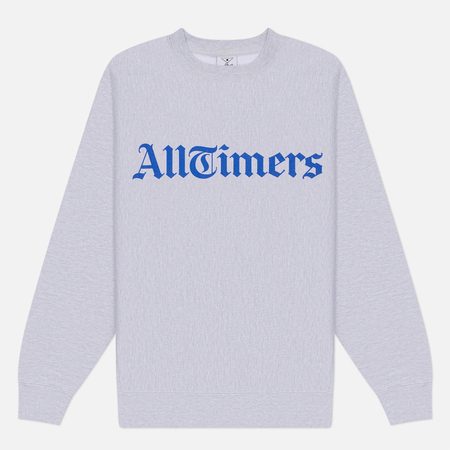 Мужская толстовка Alltimers Times Crew, цвет серый