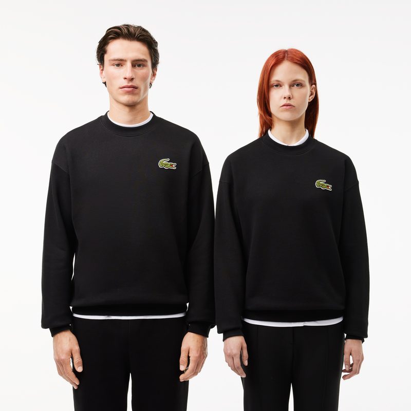 Флисовый свитшот Lacoste унисекс