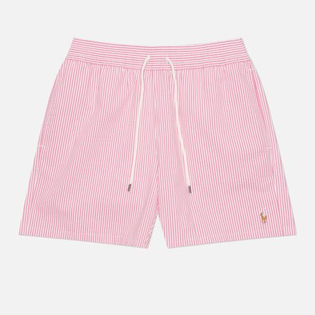 Мужские шорты Polo Ralph Lauren 5.75-Inch Traveler Classic Swim, цвет розовый