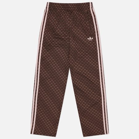 Мужские брюки adidas Originals Firebird Loose Monogram Track, цвет коричневый