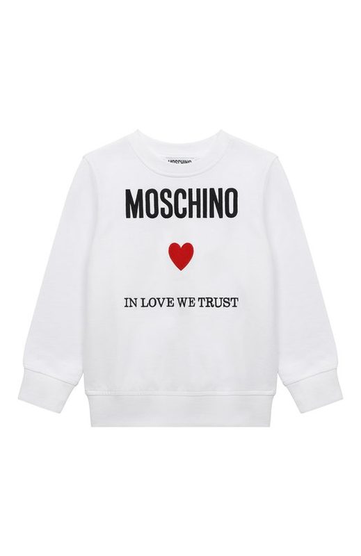 Хлопковый свитшот Moschino