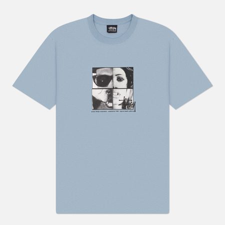 Мужская футболка Stussy Personalities, цвет голубой
