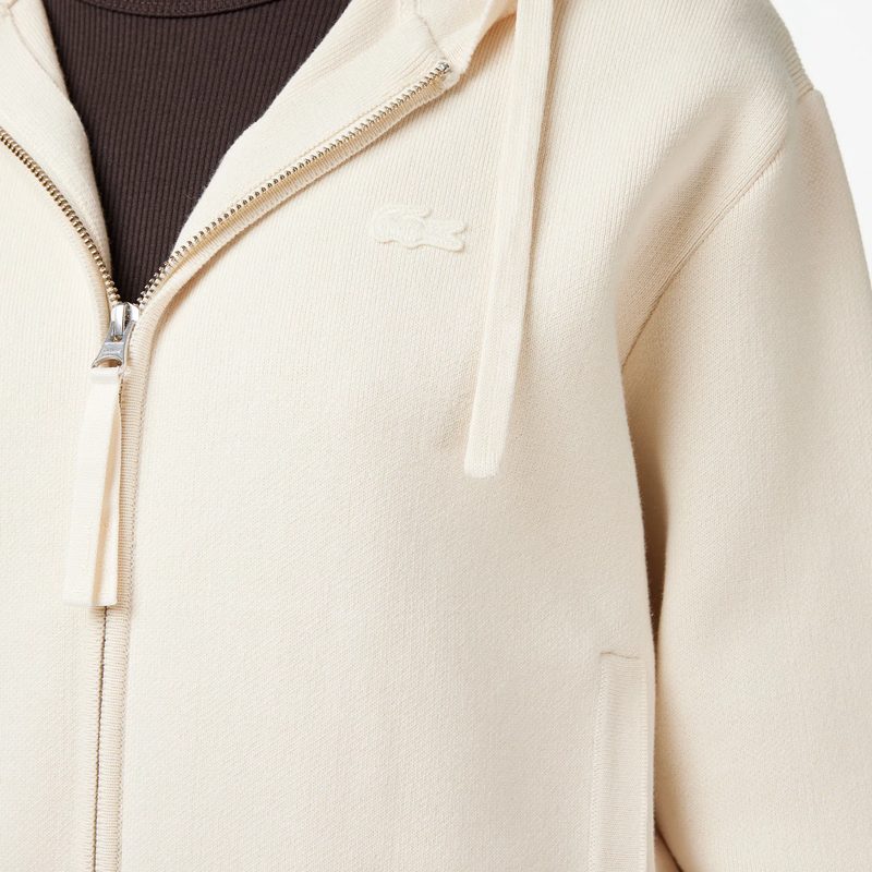 Женская толстовка Lacoste с капюшоном на молнии классического кроя 4