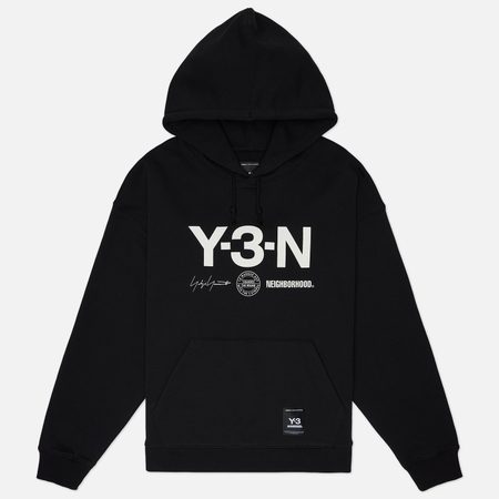 Мужская толстовка Y-3 x Neighborhood Graphic Hoodie, цвет чёрный