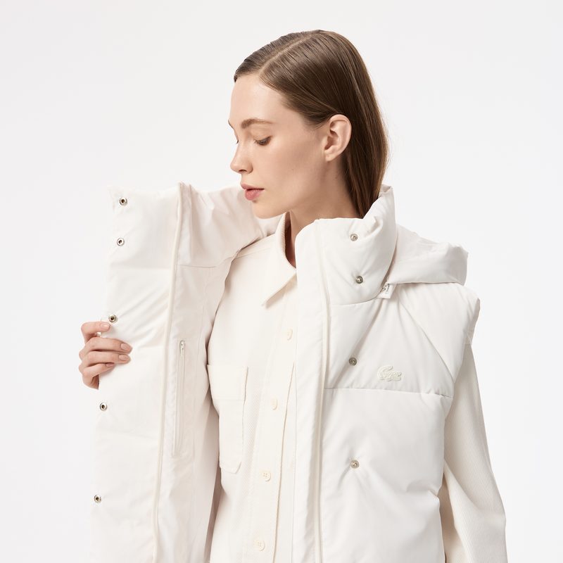 Женский жилет Lacoste с капюшоном 4