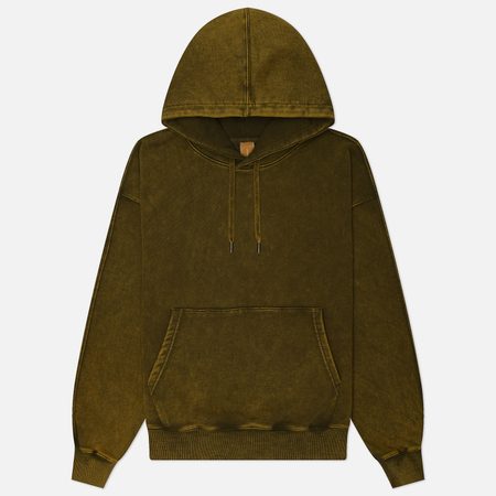 Мужская толстовка FrizmWORKS OG Vintage Dyeing Pullover Hoodie, цвет оливковый