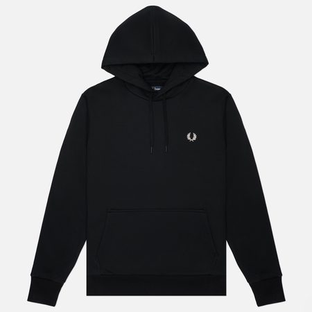 Мужская толстовка Fred Perry Bold Branding Hoodie, цвет чёрный
